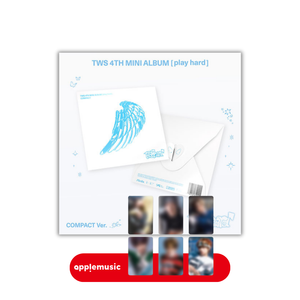 [PRE-ORDER] TWS (투어스) 4th Mini Album - [play hard] (COMPACT Ver. +EXCLUSIVE PHOTOCARD)
