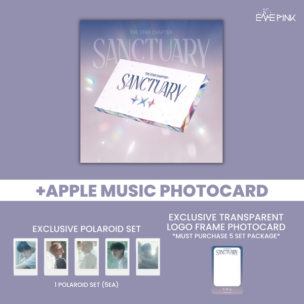 (KOR VER.) TXT (투모로우바이투게더) ALBUM - [THE STAR CHAPTER : SANCTUARY] (ANGEL VER. + EXCLUSIVE PHOTOCARD)