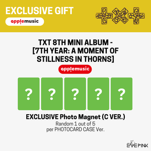 (KOR VER.) TXT (투모로우바이투게더) 8TH MINI ALBUM - [TOMORROW X TOGETHER 7TH YEAR: 가시덤불에 잠시 바람이 멈췄을 때] (Photocard Case Ver. + EXCLUSIVE GIFT) - EVE PINK K-POP
