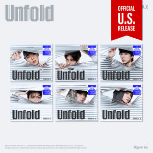 (U.S. VER.) MONSTA X (몬스타엑스) Album - [Unfold] (Digipak + POP-UP EXCLUSIVE PHOTOCARD) - EVE PINK K-POP