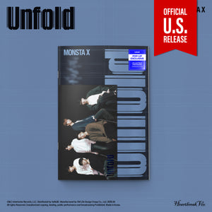 (U.S. VER.) MONSTA X (몬스타엑스) Album - [Unfold] (Photobook + POP-UP EXCLUSIVE PHOTOCARD) - EVE PINK K-POP