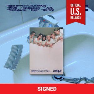 [PRE-ORDER] [AUTOGRAPHED CD] (U.S. VER.) P1HARMONY (피원하모니) 9th MINI ALBUM - [UNIQUE] (PHOTOBOOK VER.)