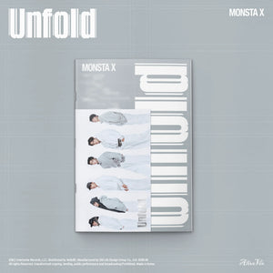 [AUTOGRAPHED CD] (U.S. VER.) MONSTA X (몬스타엑스) Album - [Unfold] (Photobook) - EVE PINK K-POP