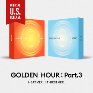 [AUTOGRAPHED CD] (U.S. VER.) ATEEZ (에이티즈) 12TH MINI ALBUM - [GOLDEN HOUR : Part.3] (PHOTOBOOK VER.)