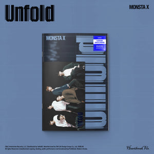 (U.S. VER.) MONSTA X (몬스타엑스) Album - [Unfold] (Photobook + hello82 EXCLUSIVE PHOTOCARD) - EVE PINK K-POP