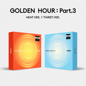(U.S. VER.) ATEEZ (에이티즈) 12TH MINI ALBUM - [GOLDEN HOUR : Part.3] (PHOTOBOOK VER. + hello82 EXCLUSIVE PHOTOCARD)