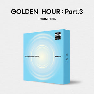 (U.S. VER.) ATEEZ (에이티즈) 12TH MINI ALBUM - [GOLDEN HOUR : Part.3] (PHOTOBOOK VER. + hello82 EXCLUSIVE PHOTOCARD)