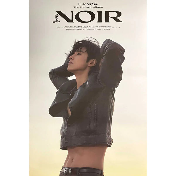 U KNOW - NOIR (CRANK UP VER) OFFICIAL POSTER - CONCEPT 1