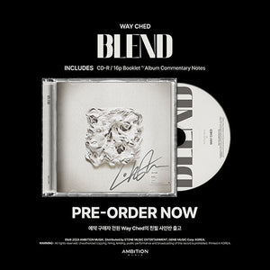 WAY CHED (웨이체드) ALBUM- [BLEND] (SIGNED CD)