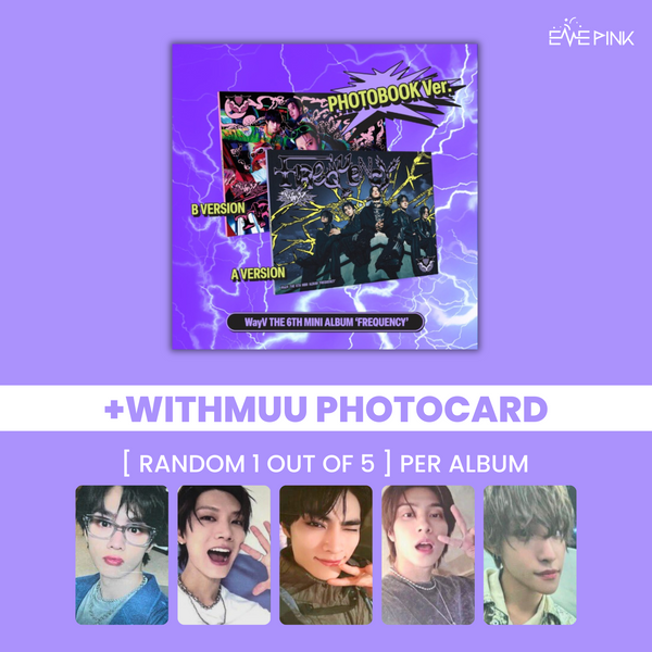 WAYV (웨이션브이) 6TH MINI ALBUM - [FREQUENCY] (PHOTOBOOK VER. +EXCLUSIVE PHOTOCARD)