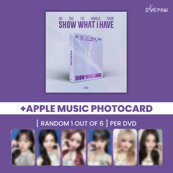 IVE (아이브) - THE 1ST WORLD TOUR [SHOW WHAT I HAVE] (DVD +EXCLUSIVE PHOTOCARD)