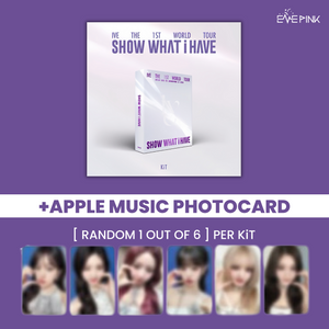 IVE (아이브) - THE 1ST WORLD TOUR [SHOW WHAT I HAVE] (KiT VIDEO +EXCLUSIVE PHOTOCARD)