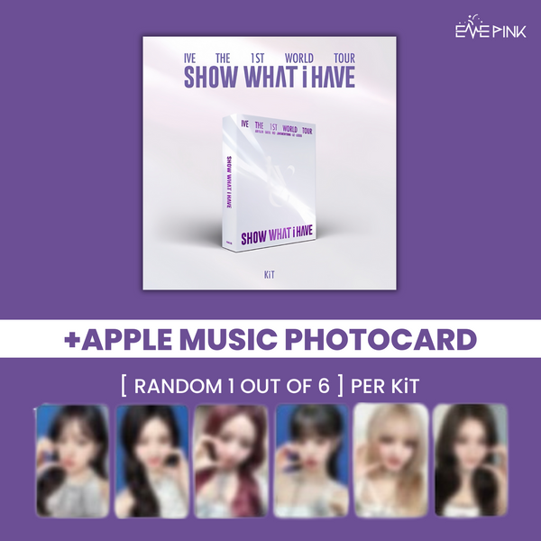 IVE (아이브) - THE 1ST WORLD TOUR [SHOW WHAT I HAVE] (KiT VIDEO +EXCLUSIVE PHOTOCARD)