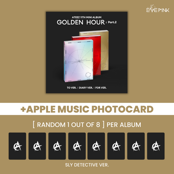 [PRE-ORDER] (KOR VER.) ATEEZ (에이티즈) 11TH MINI ALBUM - [GOLDEN HOUR : PART.2] (+EXCLUSIVE PHOTOCARD)