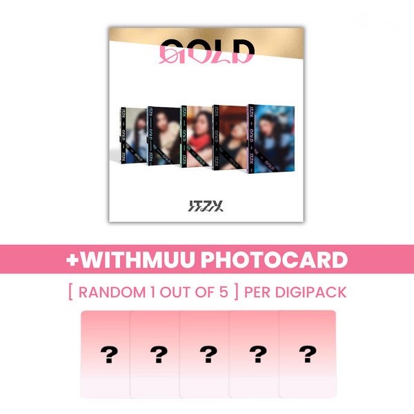 ITZY (있지) ALBUM - [GOLD] (DIGIPACK VER. +EXCLUSIVE PHOTOCARD)