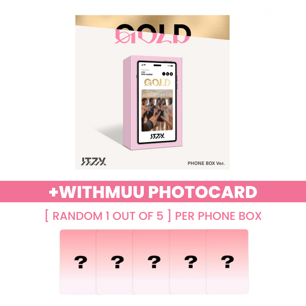 ITZY (있지) ALBUM - [GOLD] (PHONE BOX VER. +EXLUSIVE PHOTOCARD)