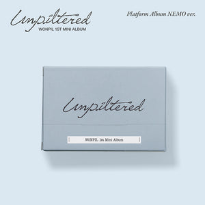 WONPIL (원필 DAY6) 1st Mini Album - [Unpiltered] (Platform)