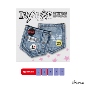 [PRE-ORDER] Xdinary Heroes (엑스디너리 히어로즈) 9th Mini Album - [IMPULSE] (Denim Pouch Ver. + EXCLUSIVE PHOTOCARD)