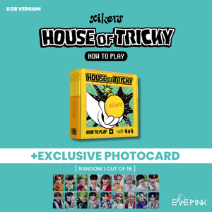 (KOR VER.) XIKERS (싸이커스) 2ND MINI ALBUM - [HOUSE OF TRICKY: How To Play] (+ EXCLUSIVE PHOTOCARD)