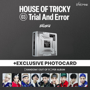 (KOREA VER.) XIKERS (싸이커스) 3RD MINI ALBUM - [HOUSE OF TRICKY : Trial And Error] (+EXCLUSIVE PHOTOCARD)