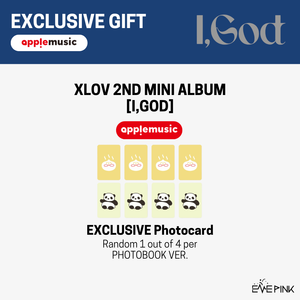 [PRE-ORDER] XLOV (엑스러브) 2nd Mini Album - [I,God] (+ EXCLUSIVE PHOTOCARD)