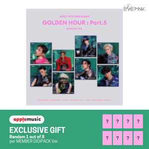 [PRE-ORDER] (KOR VER.) ATEEZ (에이티즈) 14th Mini Album - [GOLDEN HOUR : PART.5] (MEMBER DIGIPACK VER. + EXCLUSIVE PHOTOCARD)