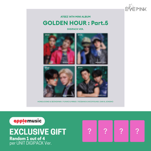 [PRE-ORDER] (KOR VER.) ATEEZ (에이티즈) 14th Mini Album - [GOLDEN HOUR : PART.5] (UNIT DIGIPACK VER. + EXCLUSIVE PHOTOCARD)