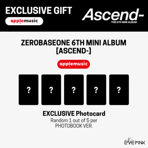 [PRE-ORDR] ZEROBASEONE (제로베이스원) The 6th Mini Album - [Ascend-] (Photobook Ver. + EXCLUSIVE PHOTOCARD) - EVE PINK K-POP