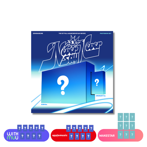 [PRE-ORDER] ZEROBASEONE (제로베이스원) 1st Full Album - [NEVER SAY NEVER] (PHOTOBOOK Ver. +EXCLUSIVE PHOTOCARD)