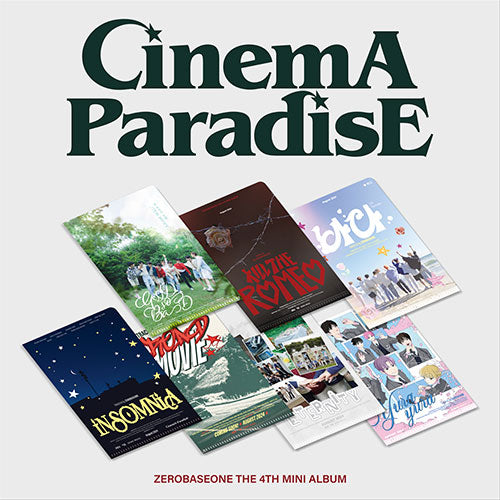 ZEROBASEONE (제로베이스원) 4TH MINI ALBUM - [CINEMA PARADISE] (ZEROSE VER. +EXCLUSIVE PHOTOCARD)