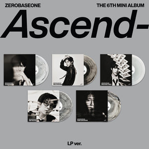 [PRE-ORDER] ZEROBASEONE (제로베이스원) The 6th Mini Album - [Ascend-] (LP Ver.) - EVE PINK K-POP