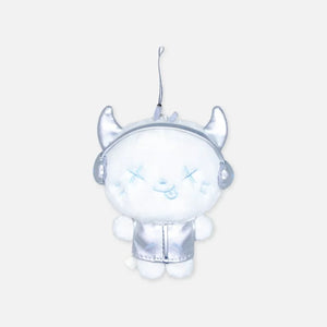 [PRE-ORDER] aespa SYNK : aeXIS LINE Official Merchandise - [FANLIGHT DOLL KEYRING (Silver Ver.)]