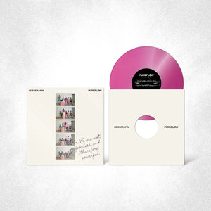[PRE-ORDER] (KOR VER) LE SSERAFIM (르세라핌) 2nd Studio Album - [PUREFLOW pt.1] (Vinyl Ver.) - EVE PINK K-POP