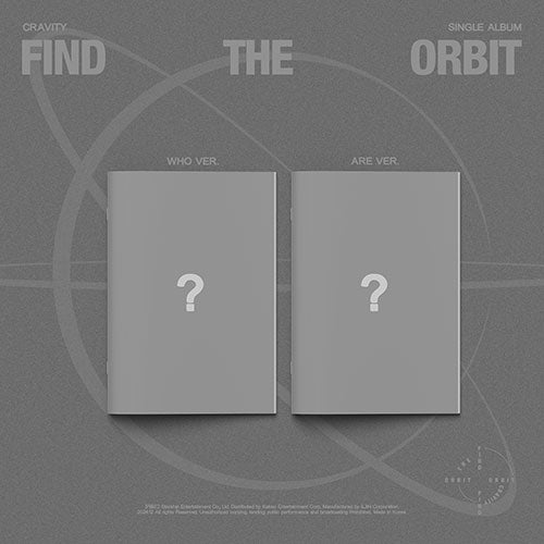 [PRE-ORDER] CRAVITY (크래비티) SINGLE ALBUM - [FIND THE ORBIT] (WHO / ARE ver.)