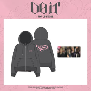 [PRE-ORDER] STRAY KIDS DO IT POP-UP STORE MD - [ZIP-UP HOODIE] - EVE PINK K-POP