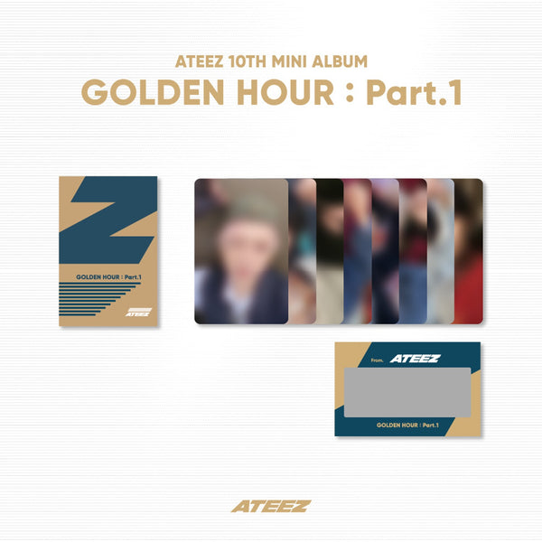 ATEEZ (에이티즈) GOLDEN HOUR : PART.1 OFFICIAL MD - [PHOTO & SCRATCH CARD Z SET]