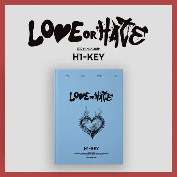 H1-KEY (하이키) 3RD MINI ALBUM - [LOVE or HATE]