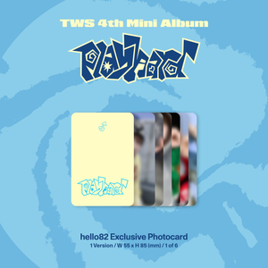 [PRE-ORDER] (U.S. VER.) TWS (투어스) 4th Mini Album - [play hard] (PHOTOBOOK VER. + hello82 EXCLUSIVE PHOTOCARD)