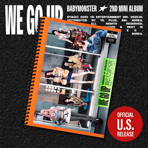[PRE-ORDER] (U.S. VER.) BABYMONSTER (베이비몬스터) 2nd Mini Album - [WE GO UP] (GO Ver. + hello82 EXCLUSIVE PHOTOCARD)