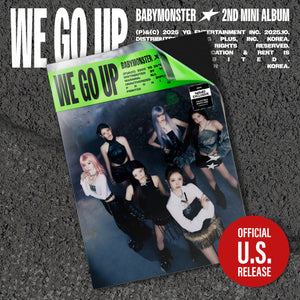 [PRE-ORDER] (U.S. VER.) BABYMONSTER (베이비몬스터) 2nd Mini Album - [WE GO UP] (WE Ver. + hello82 EXCLUSIVE PHOTOCARD)
