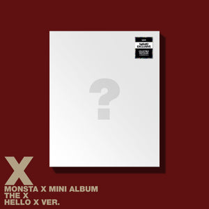 (U.S. VER.) MONSTA X (몬스타엑스) MINI ALBUM - [THE X] (PHOTOBOOK VER. +hello82 EXCLUSIVE PHOTOCARD)