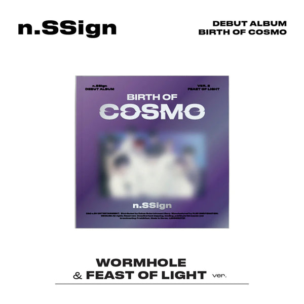 n.SSign (엔싸인) DEBUT ALBUM - [BIRTH OF COSMO] (WORMHOLE / FEAST OF LIGHT Ver.)