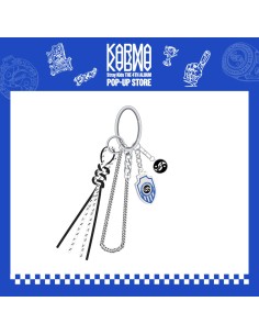[PRE-ORDER] STRAY KIDS KARMA POP-UP MD - [CEREMONY METAL KEYRING]