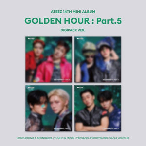 [PRE-ORDER] (KOR VER.) ATEEZ (에이티즈) 14th Mini Album - [GOLDEN HOUR : PART.5] (UNIT DIGIPACK VER)