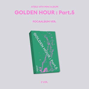 [PRE-ORDER] (KOR VER.) ATEEZ (에이티즈) 14th Mini Album - [GOLDEN HOUR : PART.5] (POCAALBUM VER.)