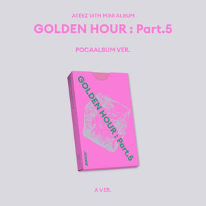 [PRE-ORDER] (KOR VER.) ATEEZ (에이티즈) 14th Mini Album - [GOLDEN HOUR : PART.5] (POCAALBUM VER.)