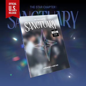 (U.S. VER.) TXT (투모로우바이투게더) ALBUM - [THE STAR CHAPTER : SANCTUARY] (KNIGHT VER. +hello82 EXCLUSIVE PHOTOCARD: OPENED ALBUM)