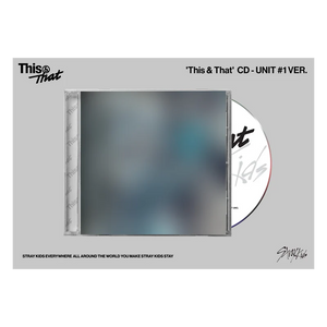 [PRE-ORDER] (U.S. VER) STRAY KIDS (스트레이 키즈) 10th Mini Album  - [THIS & THAT] (SINGLE CD UNIT #1 VER.)