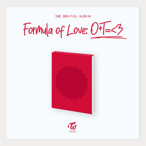 TWICE (트와이스) 3RD ALBUM - [Formula of Love: O+T=<3]