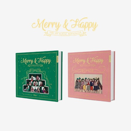 TWICE (트와이스) 1ST ALBUM REPACK - [Merry & Happy]